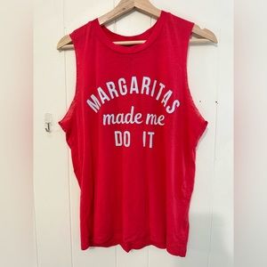 Margaritas Made Me Do It Tank Top